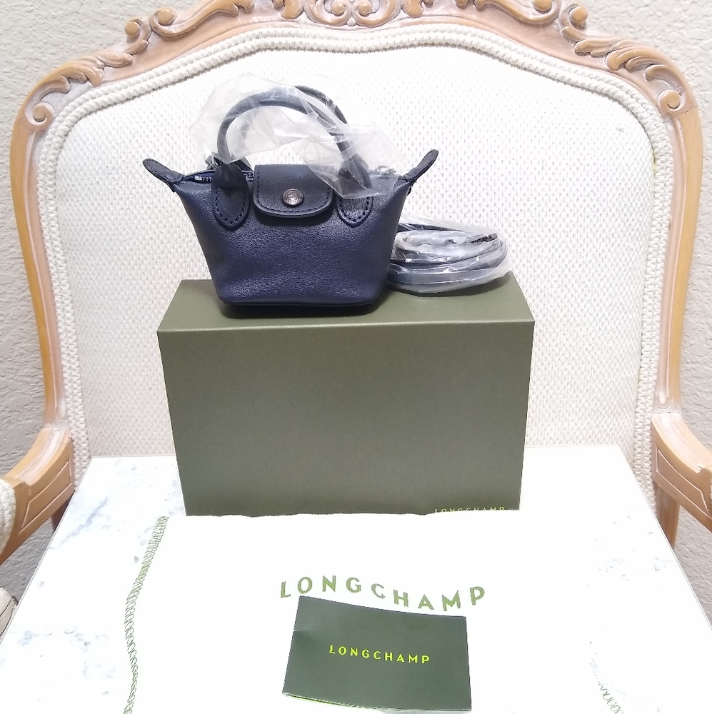 Longchamp Le Pilate Cuir Nano Crossbody Mini Bag